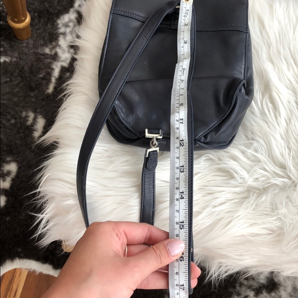 Chanel navy blue lambskin backpack - Picture 15 of 16